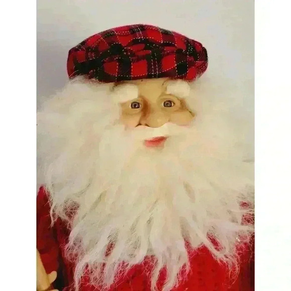 Vintage Golfing Santa Claus Figure Golf Bag Balls & 19th Hole Golf Flag XMAS - Picture 12 of 16